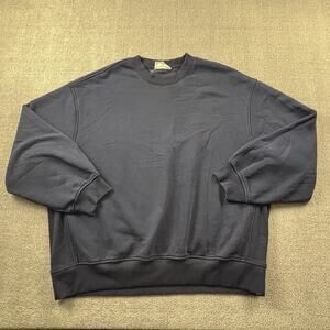 Everlane Sweater Adult 2XL XXL Blue Long Sleeve Sweatshirt Casual Luxury Men's
